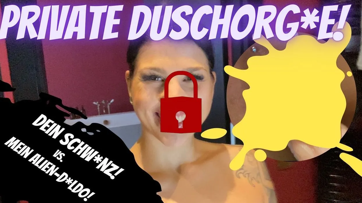 ALIEN DILDO VS. Schwanz - Orgie in der Dusche!