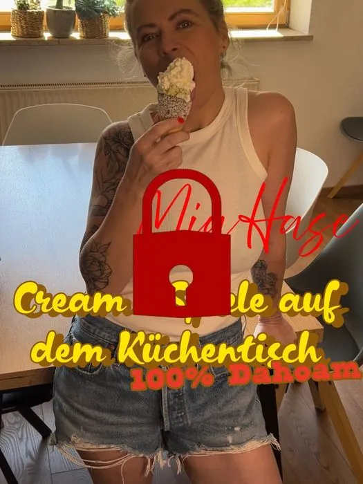 Cream - Spiele🍦👙Mia hat im Bikini Spaß auf dem Küchentisch