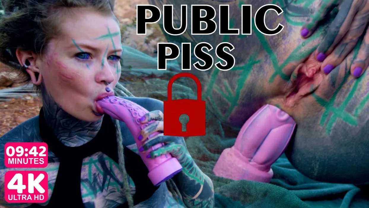 I masturbate outside my anal hole with dildo until I need to pee