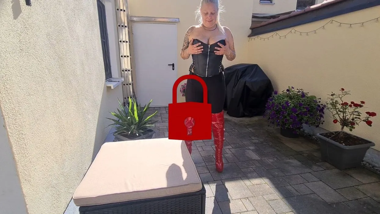 Rot Lack legging.mp4