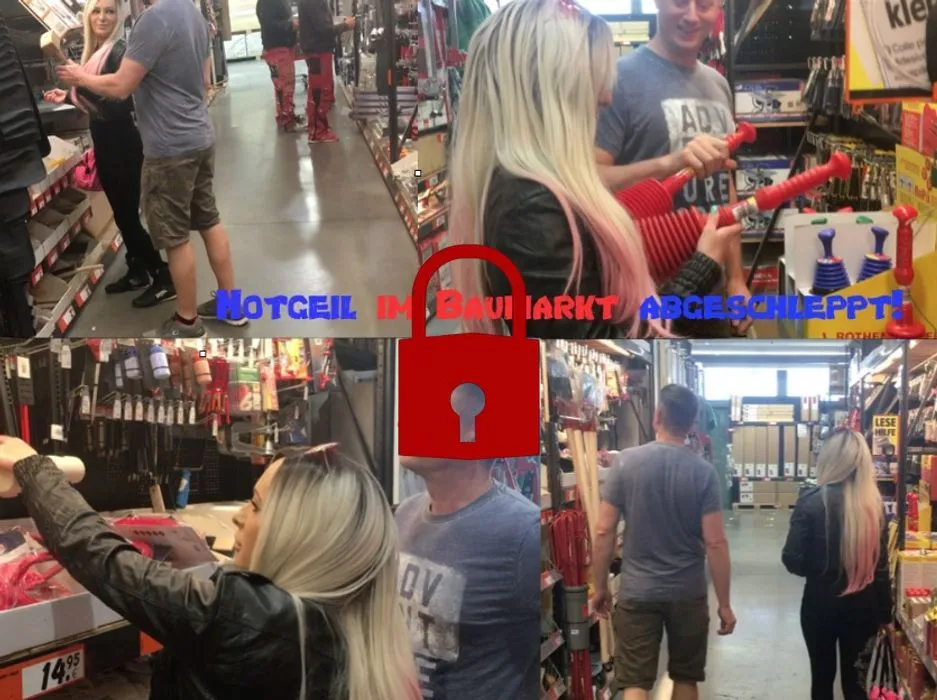 Notgeil! Im Baumarkt abgeschleppt!!