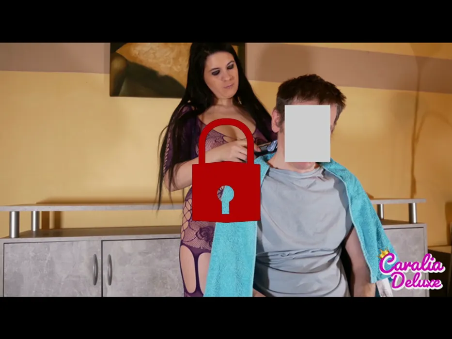 Das Haare schneiden mit Creampie bezahlt...