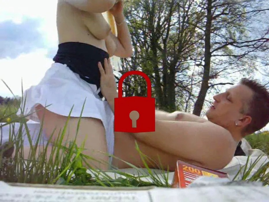 Heißer Ritt auf dem Feld