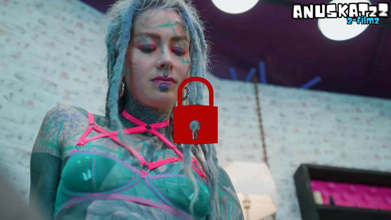 Tattooed Babe Goes Deep Solo with Anal Toys in Lingerie